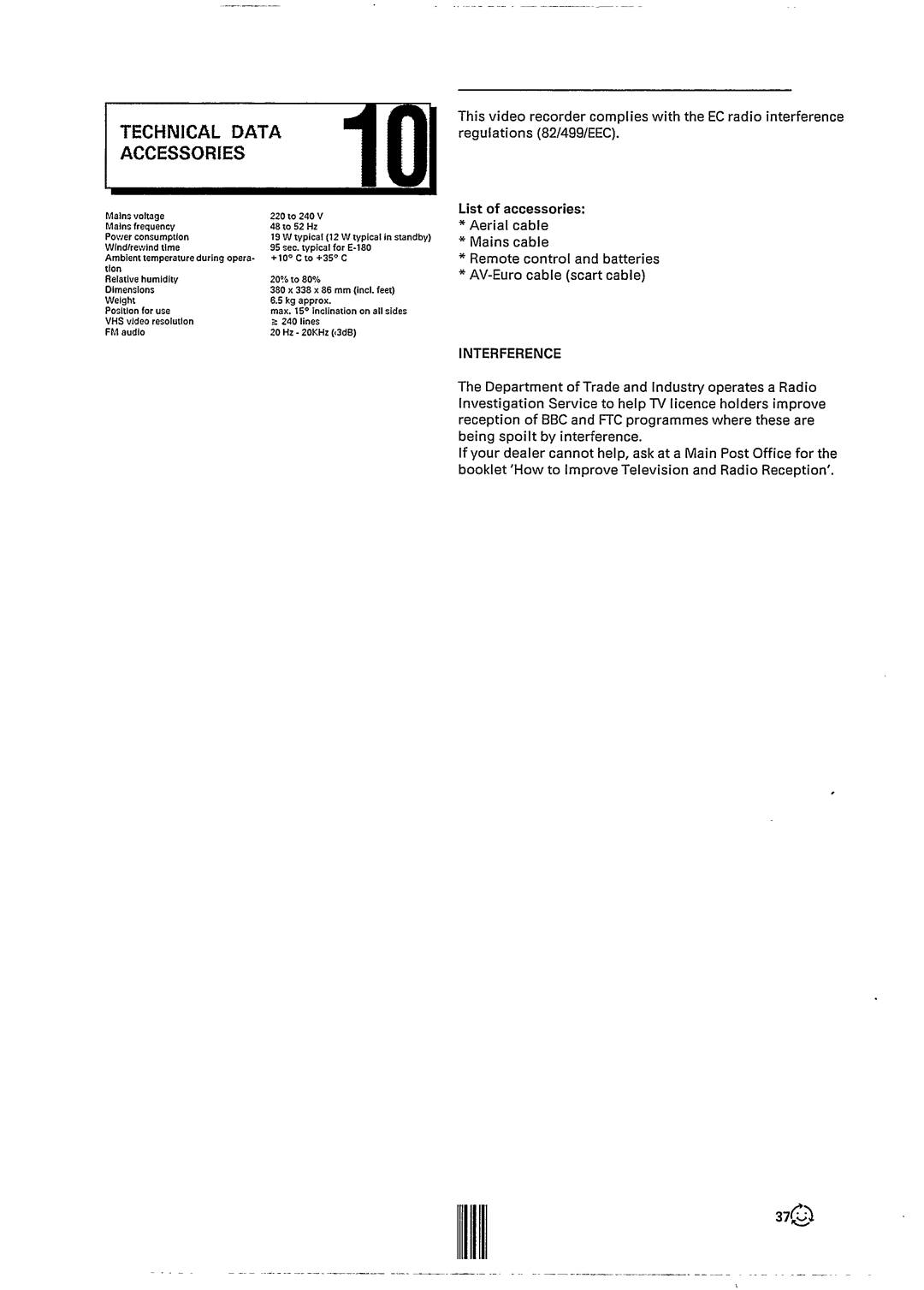 Philips VR727 manual 