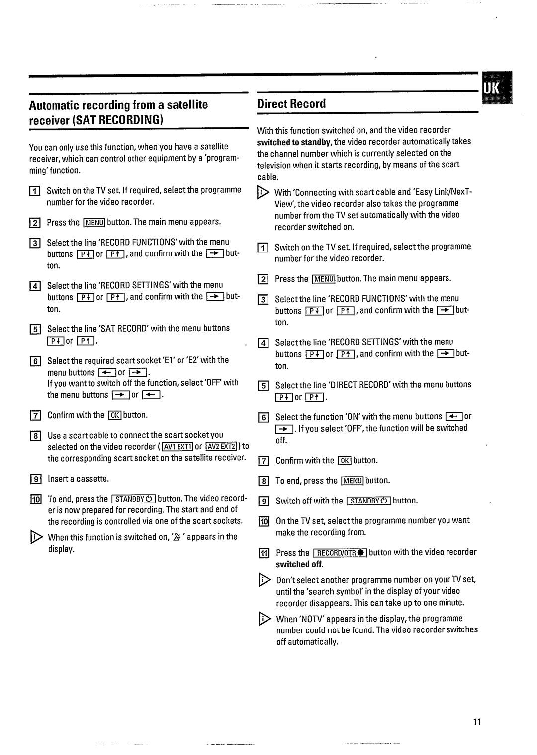 Philips VR800 manual 