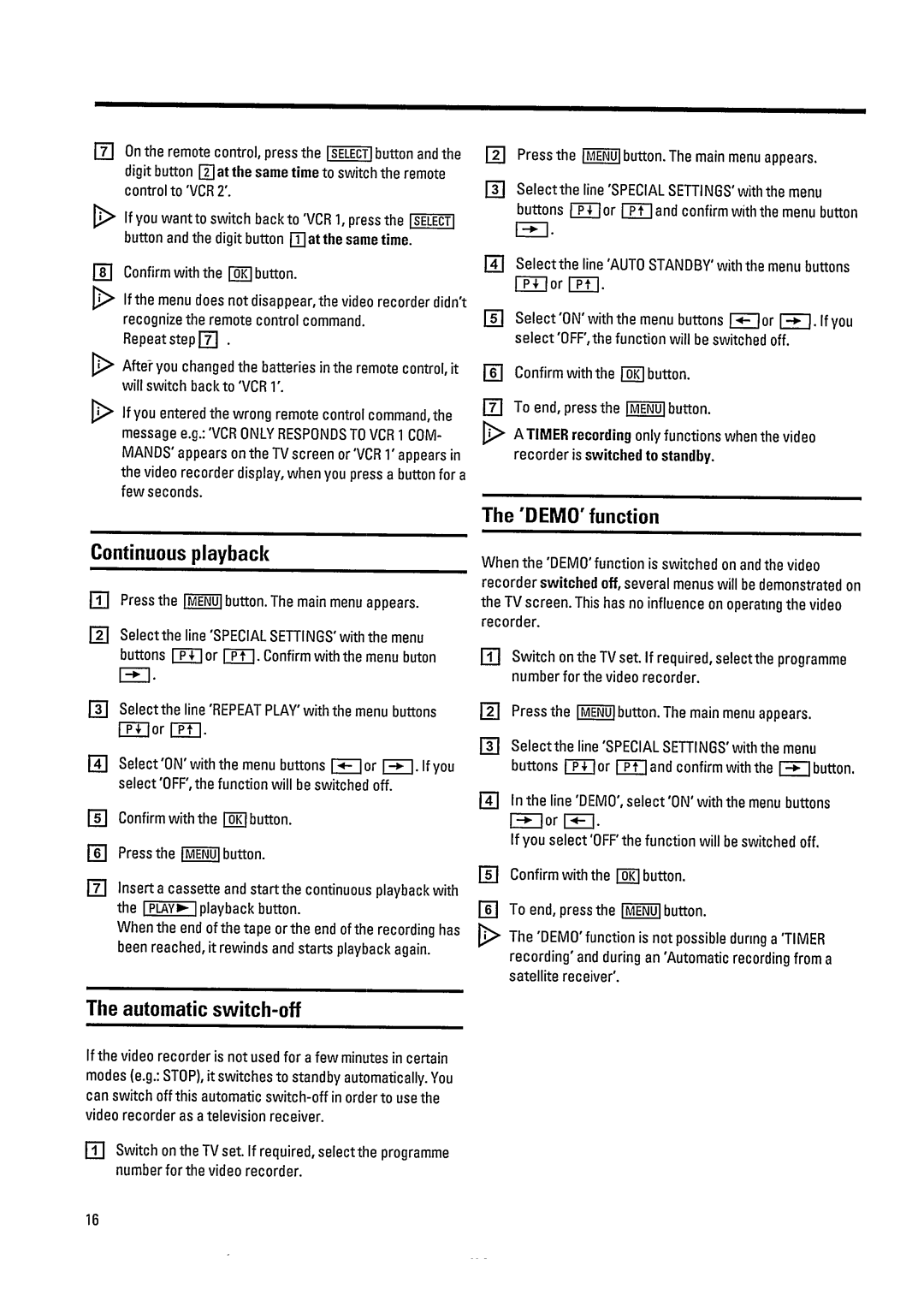 Philips VR800 manual 