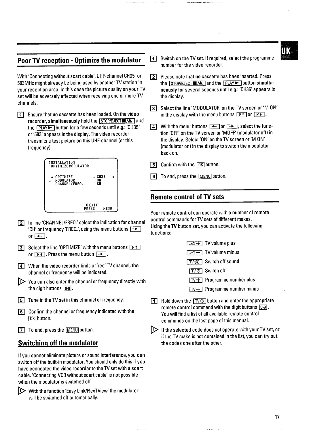 Philips VR800 manual 