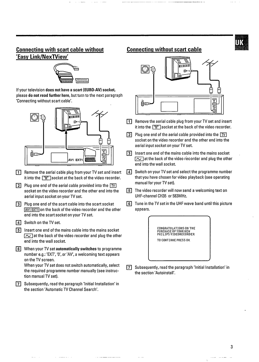 Philips VR800 manual 