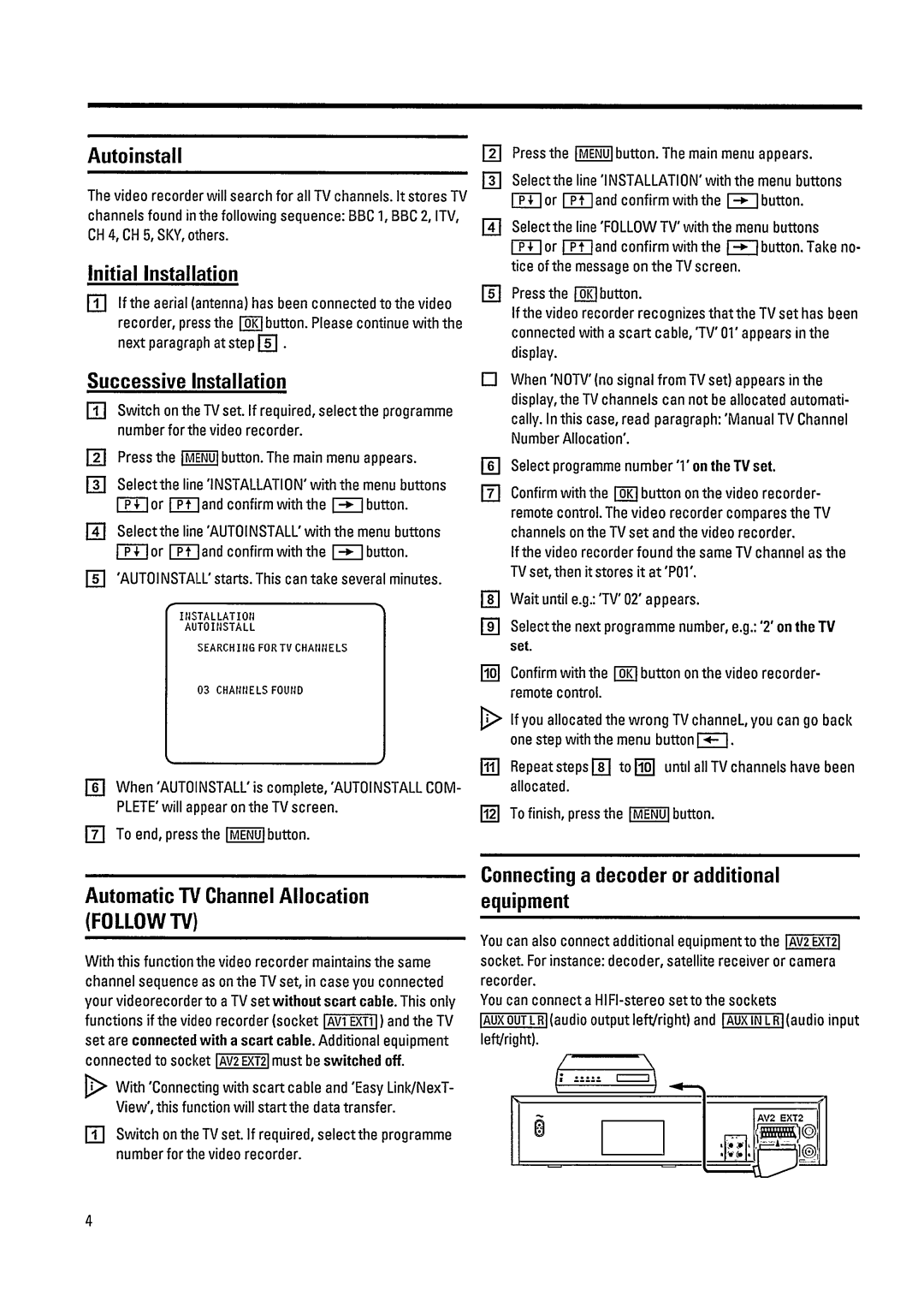 Philips VR800 manual 