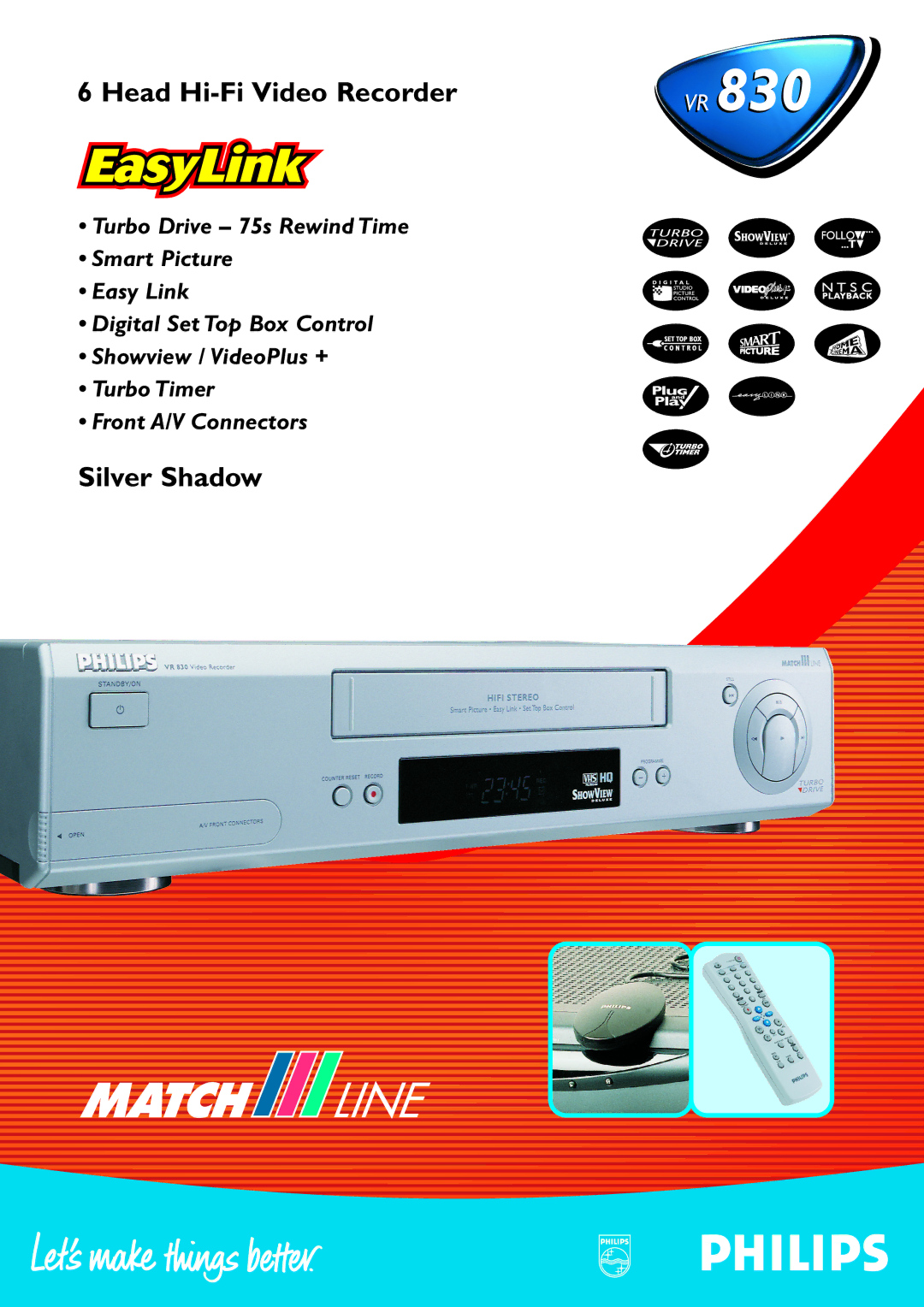 Philips VR807, VR816, VR839 manual Silver Shadow 