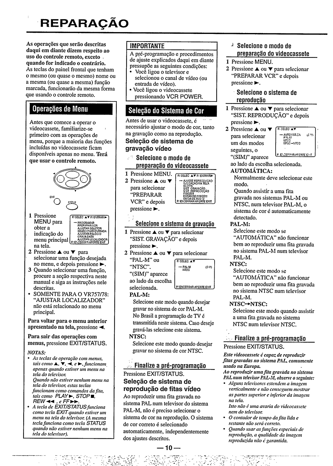 Philips VR878, VR778 manual 