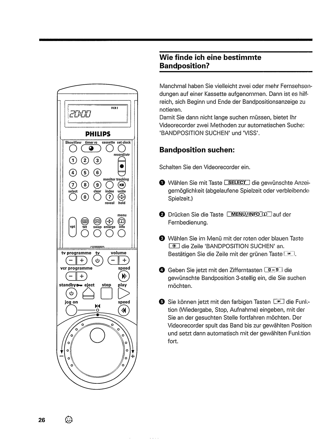 Philips VR948 manual 