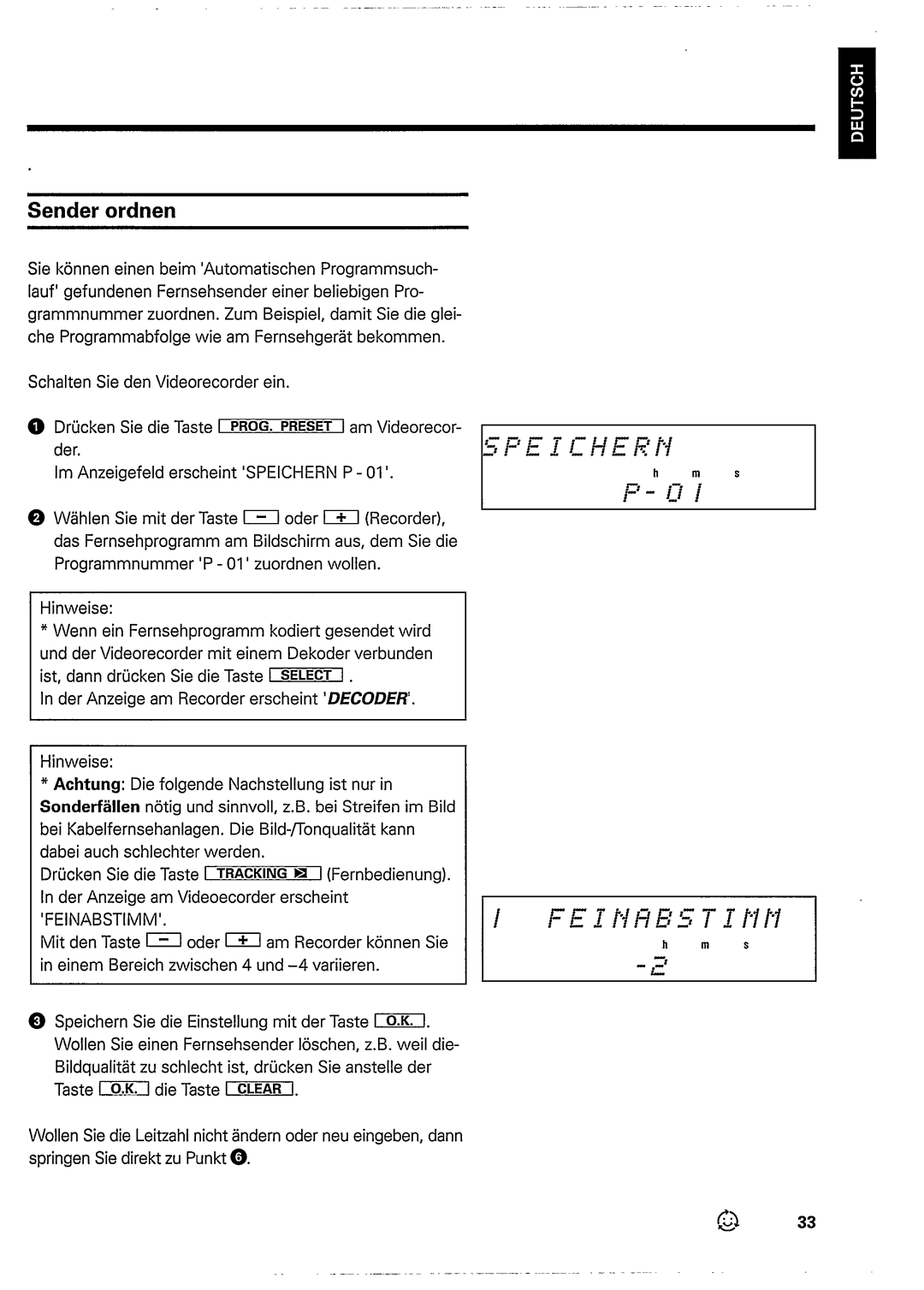 Philips VR948 manual 