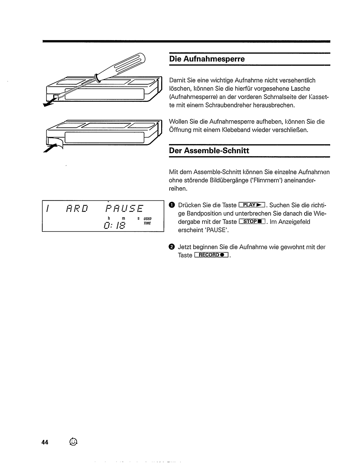 Philips VR948 manual 