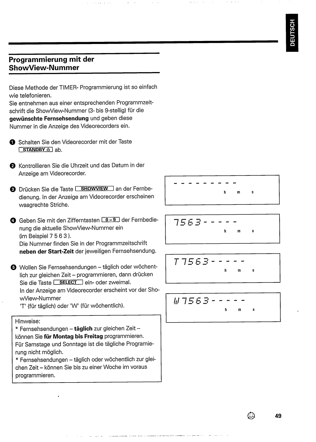 Philips VR948 manual 