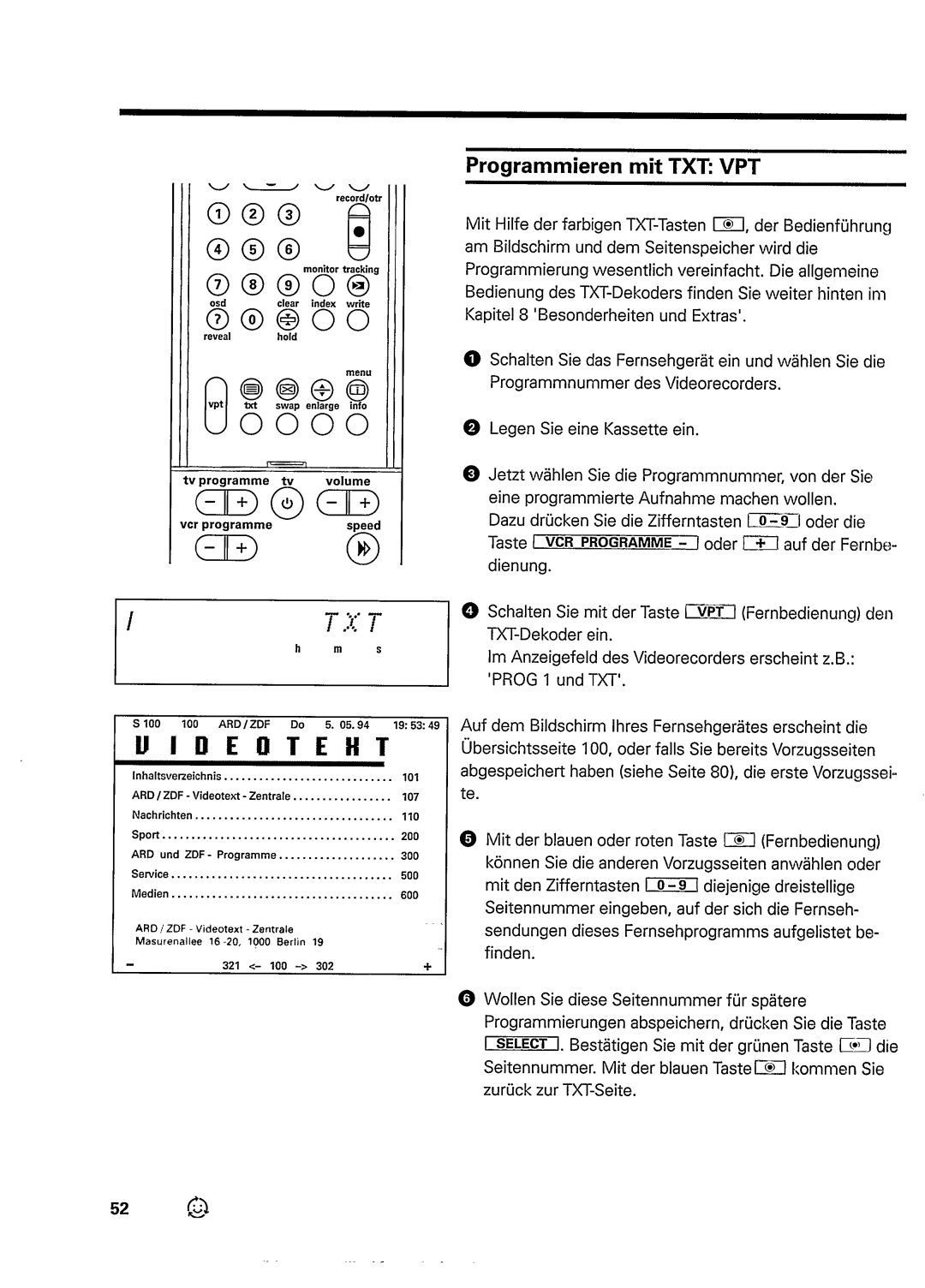 Philips VR948 manual 