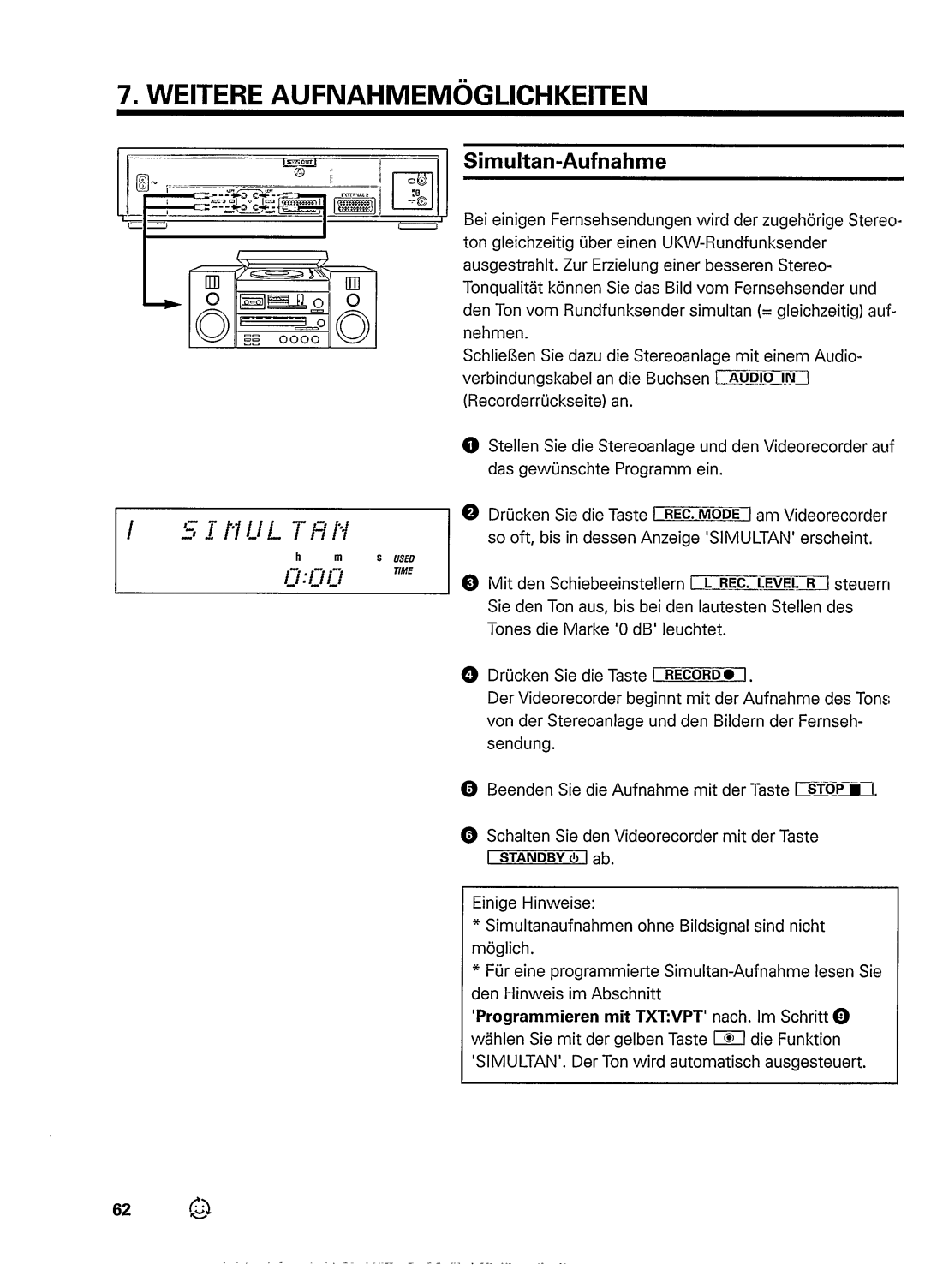 Philips VR948 manual 