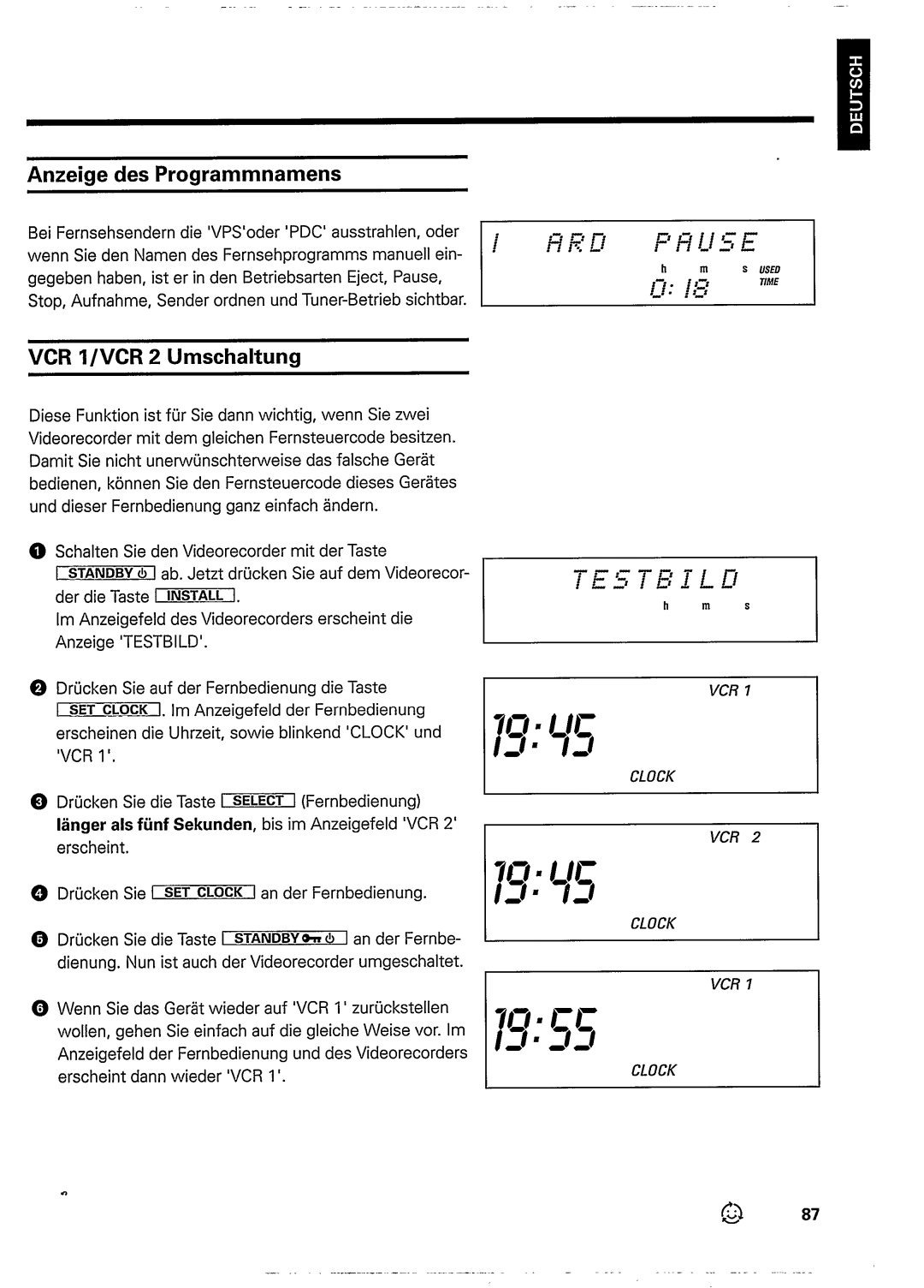 Philips VR948 manual 