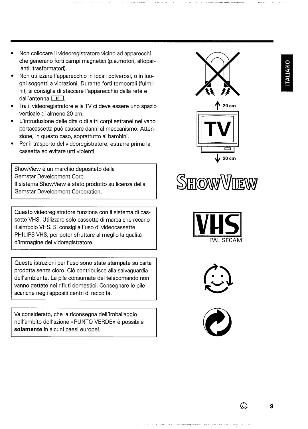 Philips VR948 manual 