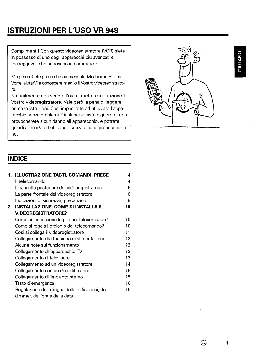 Philips VR948 manual 