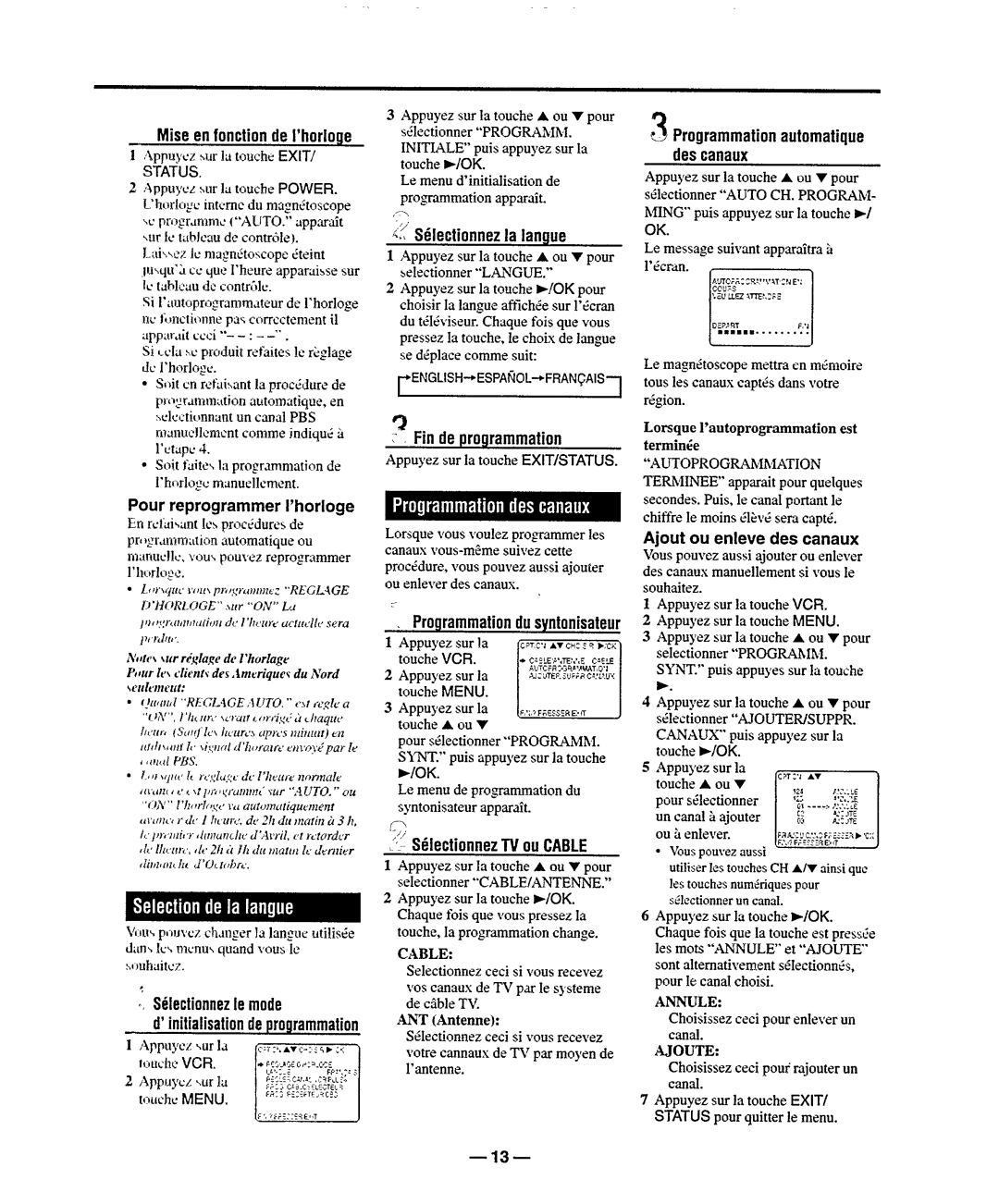 Philips VR950 manual 