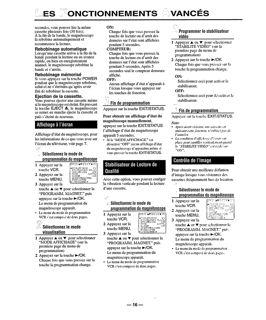 Philips VR950 manual 