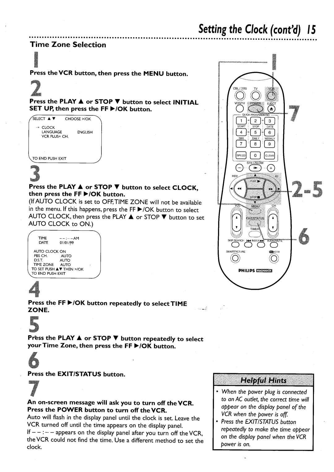 Philips VRA656AT, VRA456AT manual 