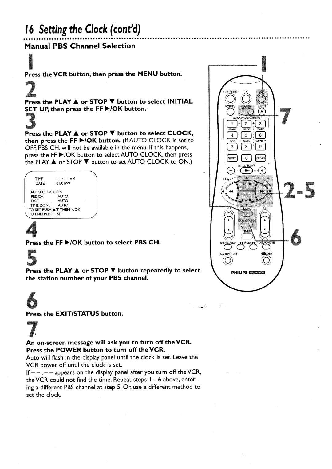 Philips VRA456AT, VRA656AT manual 