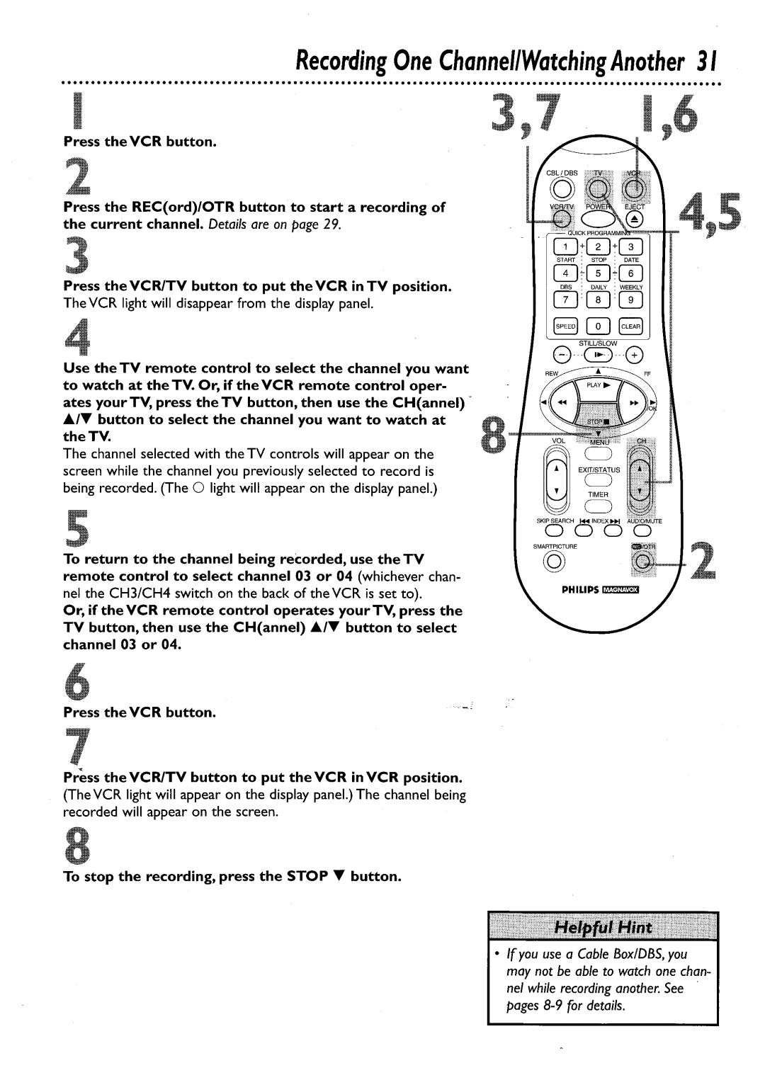 Philips VRA656AT, VRA456AT manual 