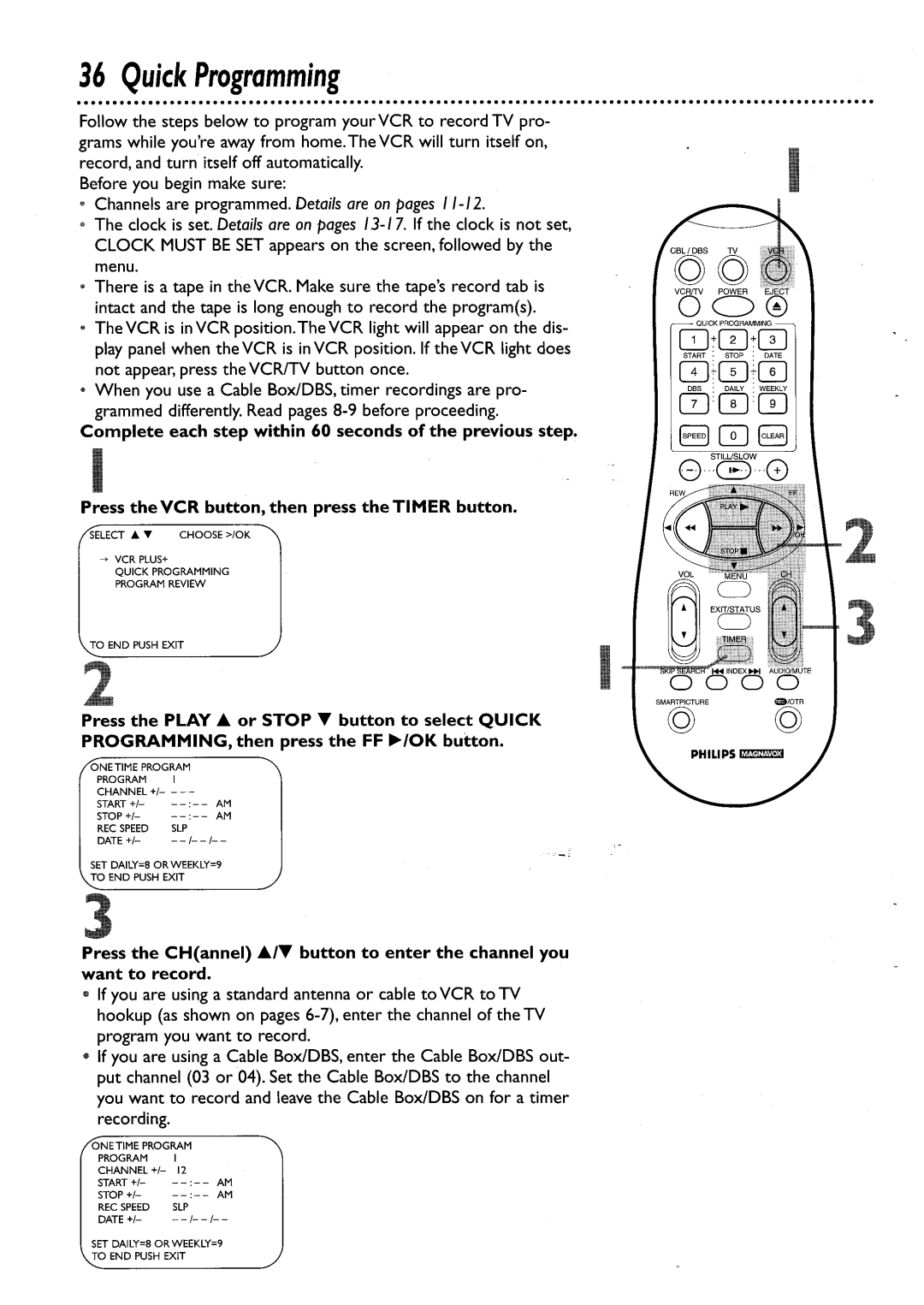 Philips VRA456AT, VRA656AT manual 