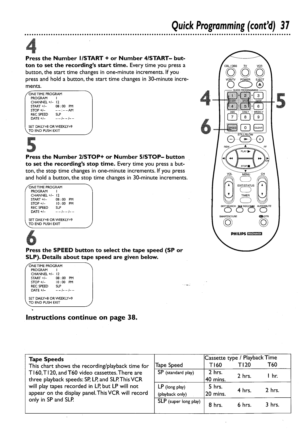 Philips VRA656AT, VRA456AT manual 