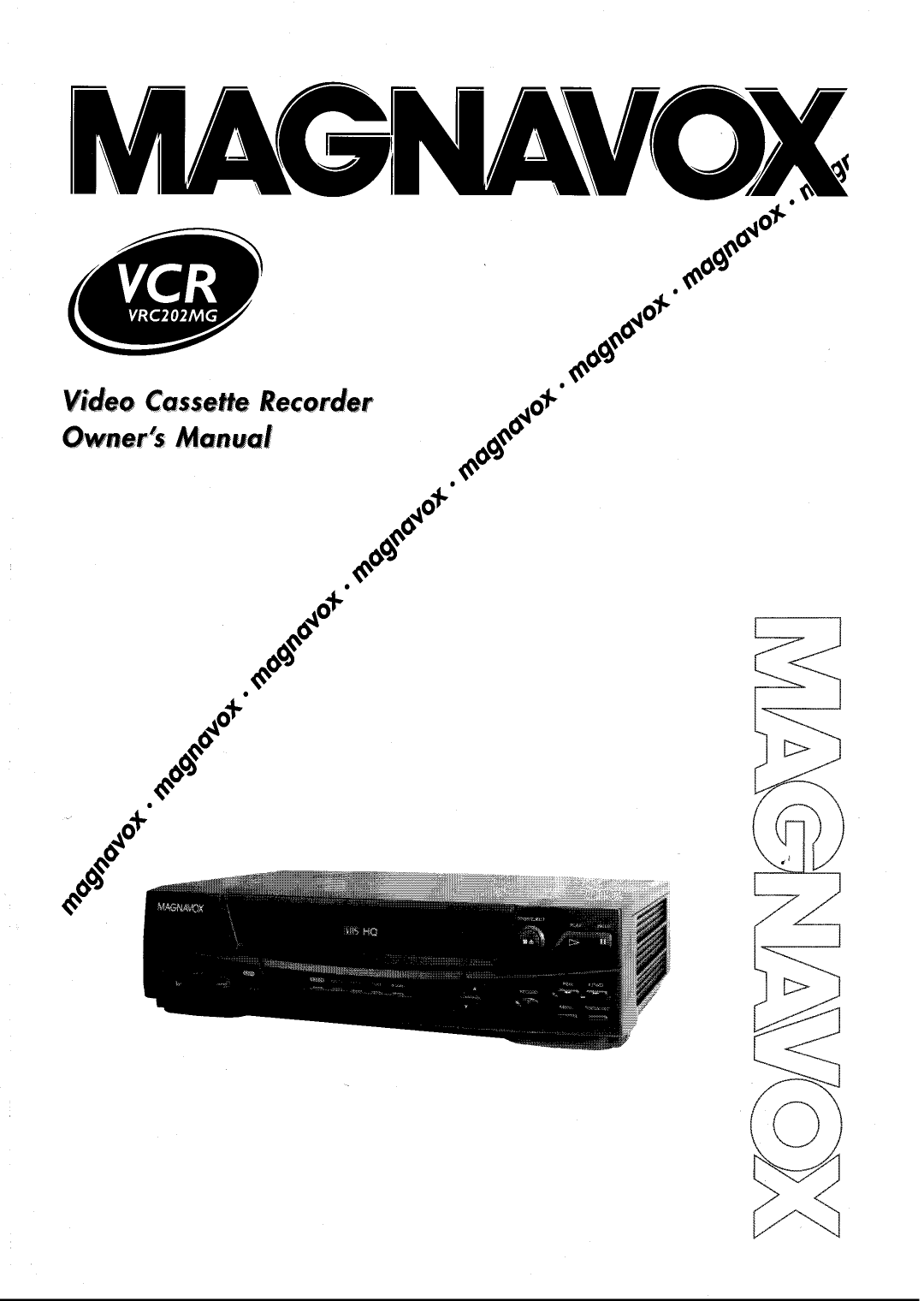 Philips VRC202MG manual 