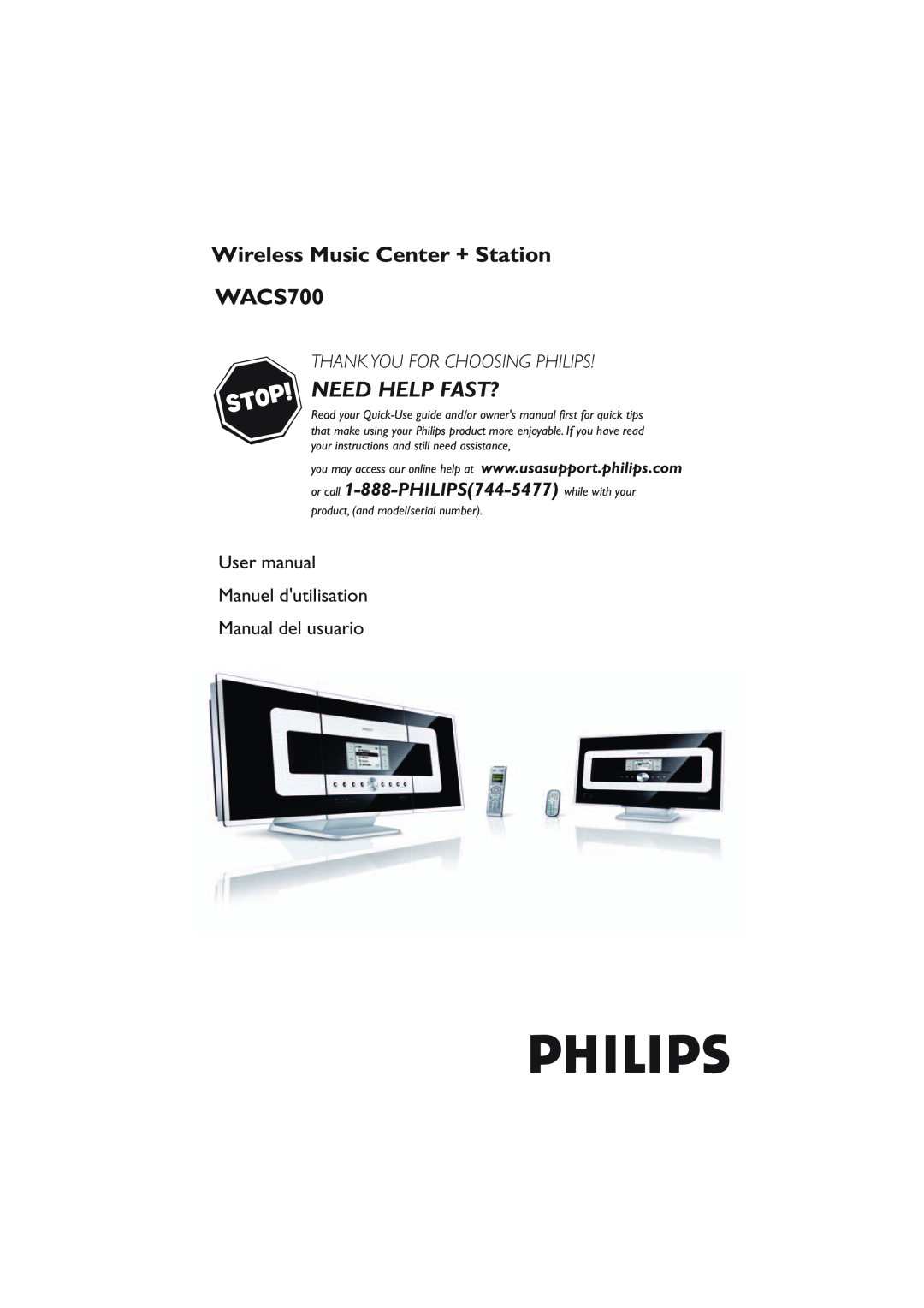 Philips manual Wireless Music Center + Station WACS700, C Faq 