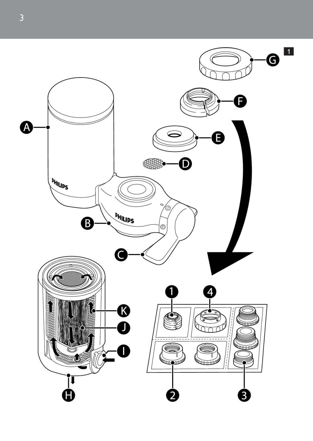 Philips WP3811, WP3810 manual 