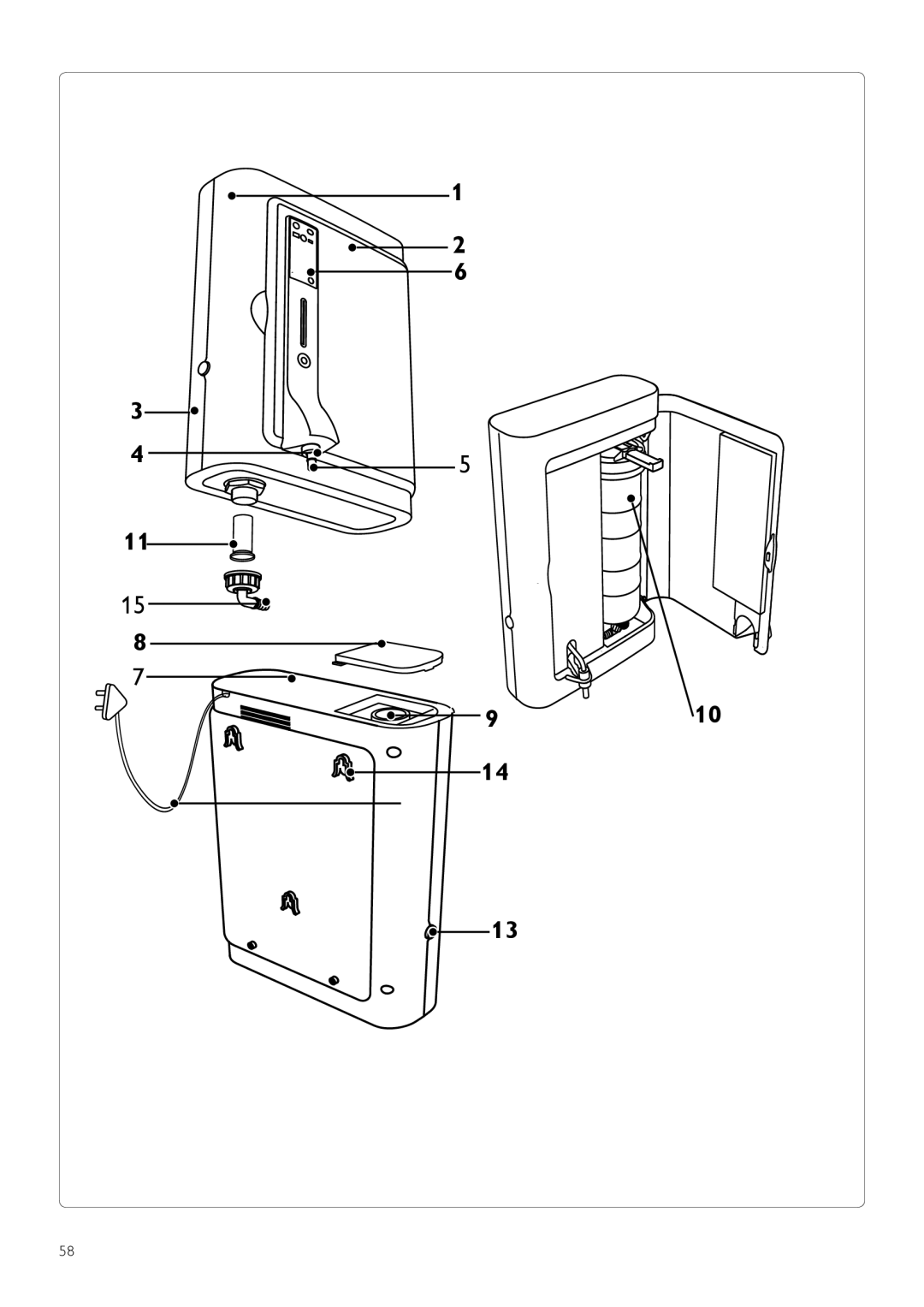 Philips WP3891, WP3890 user manual 