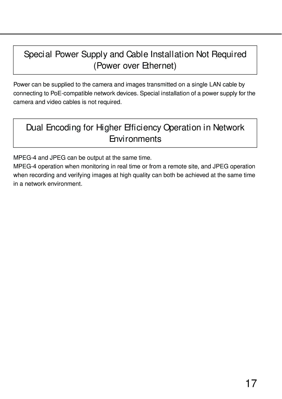 Philips WV-NW484S operating instructions Power over Ethernet, Environments 