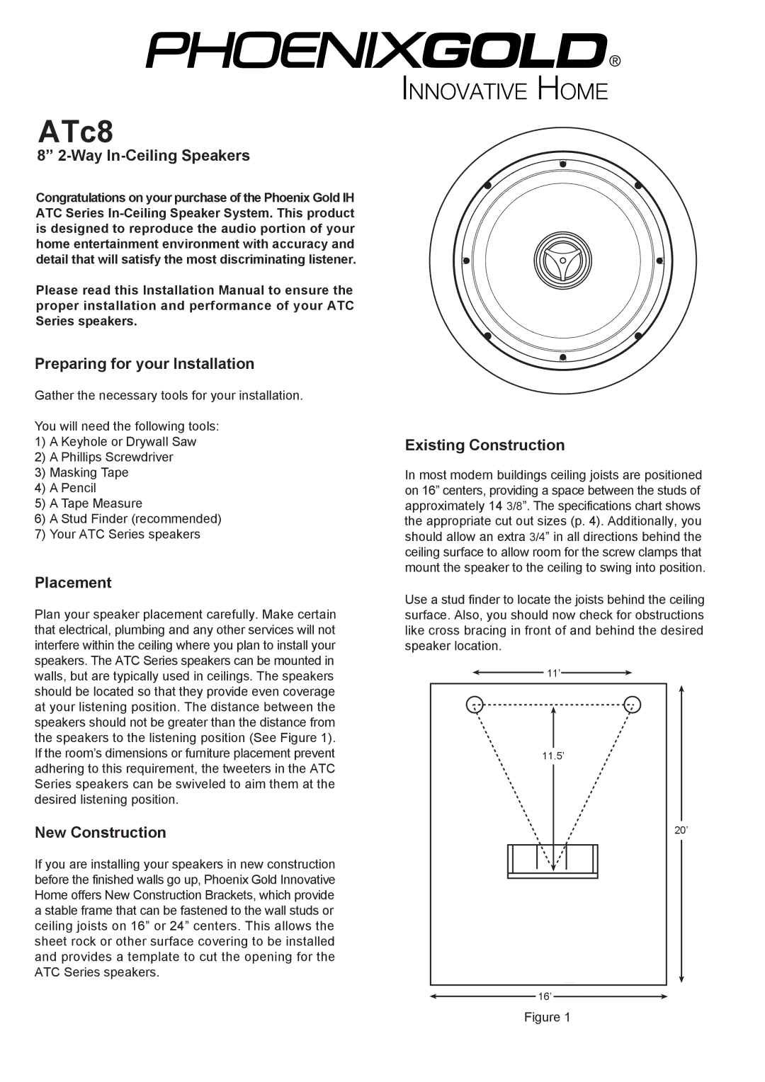 Phoenix Gold ATc8 installation manual 