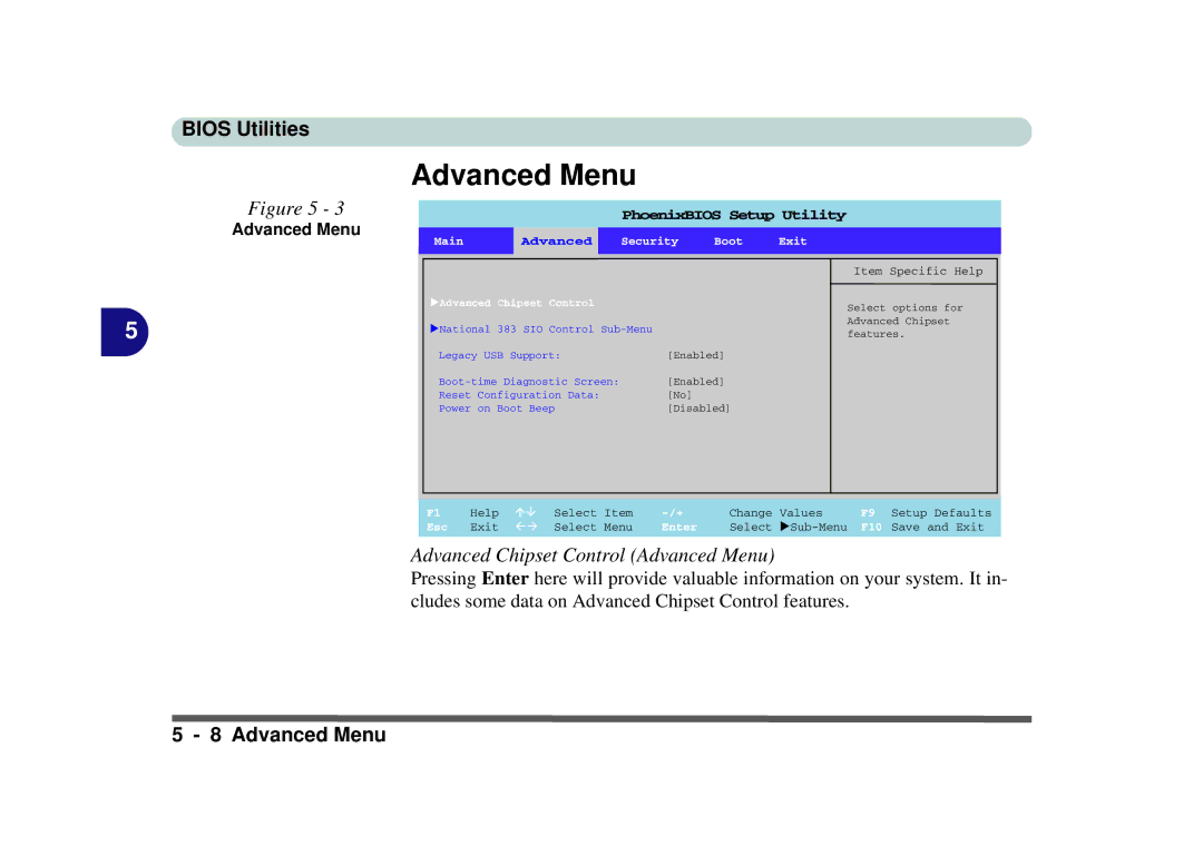 Phoenix Gold pmn manual Advanced Menu 