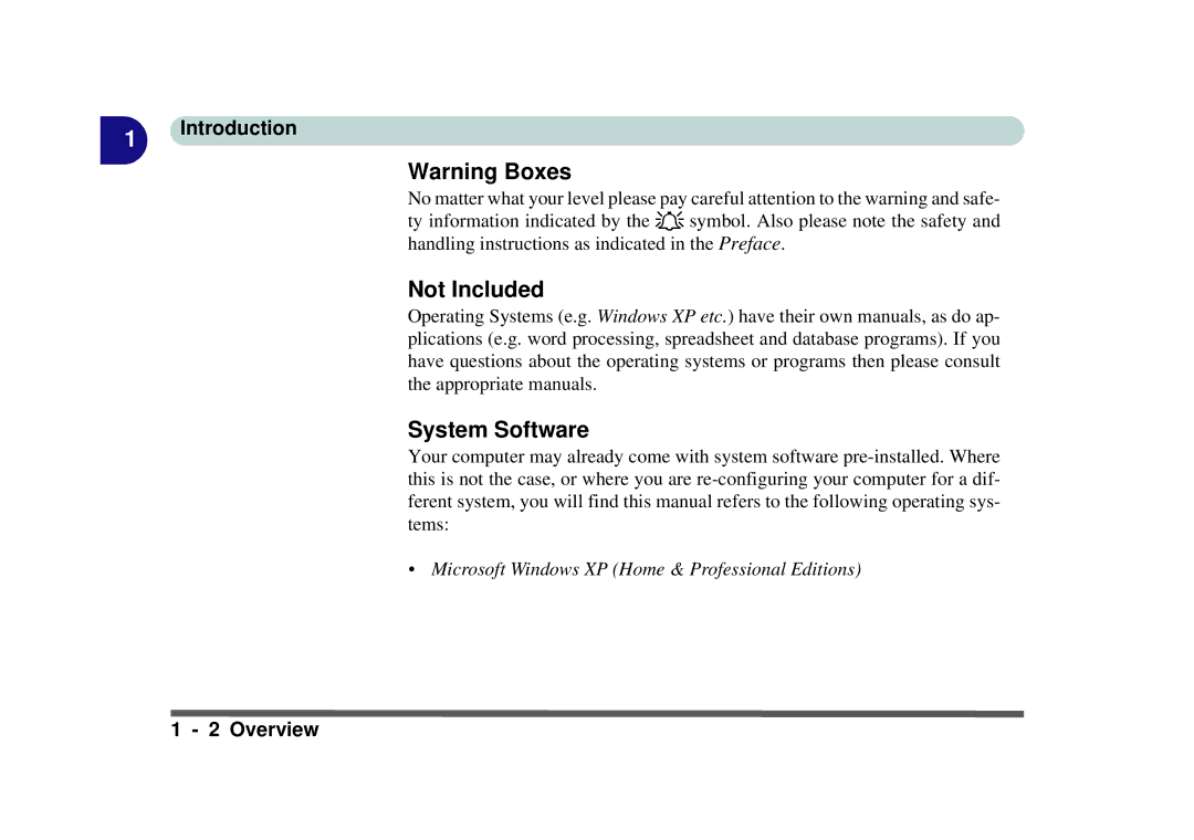 Phoenix Gold pmn manual Not Included, System Software 