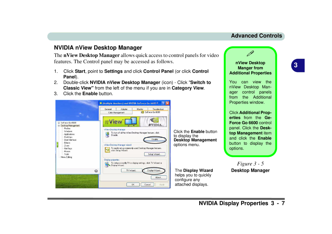 Phoenix Gold pmn manual Nvidia nView Desktop Manager, NView Desktop, Additional Properties 