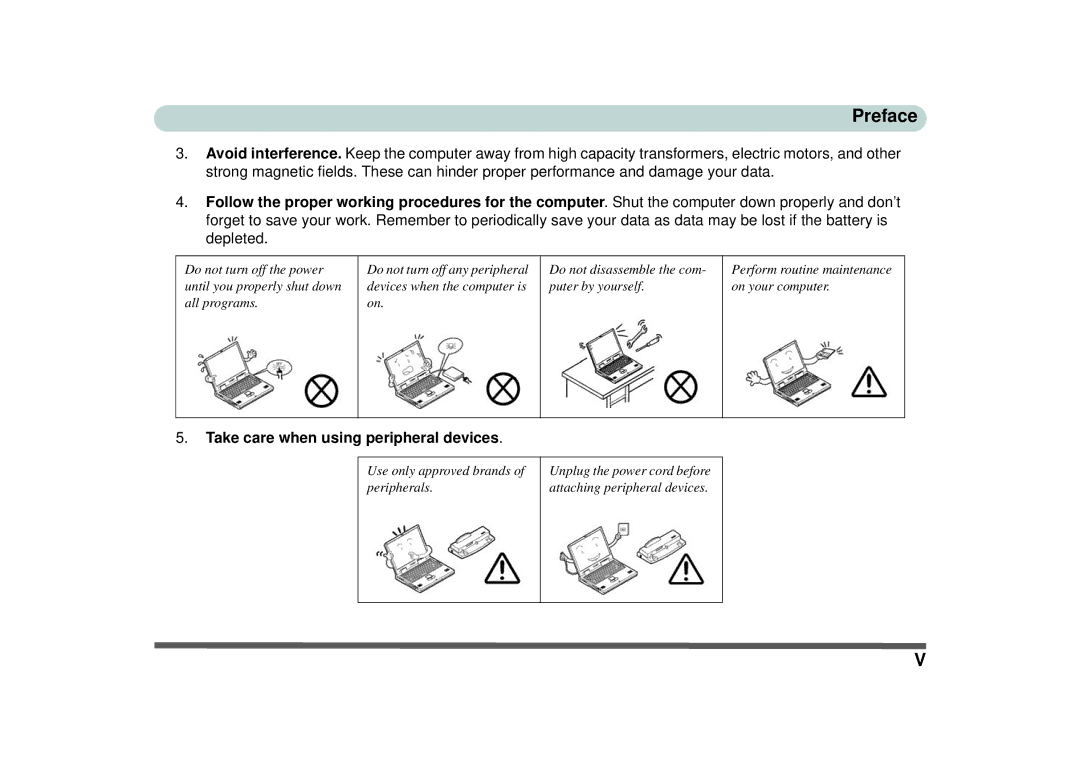 Phoenix Gold pmn manual Take care when using peripheral devices 