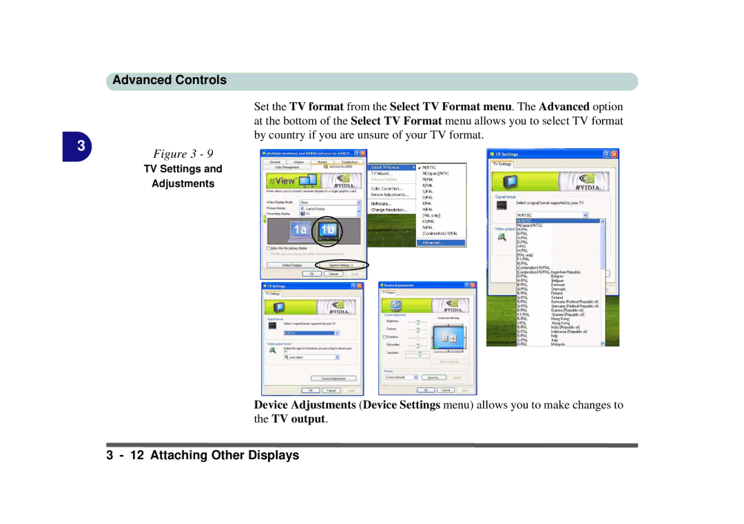 Phoenix Gold pmn manual TV Settings Adjustments 