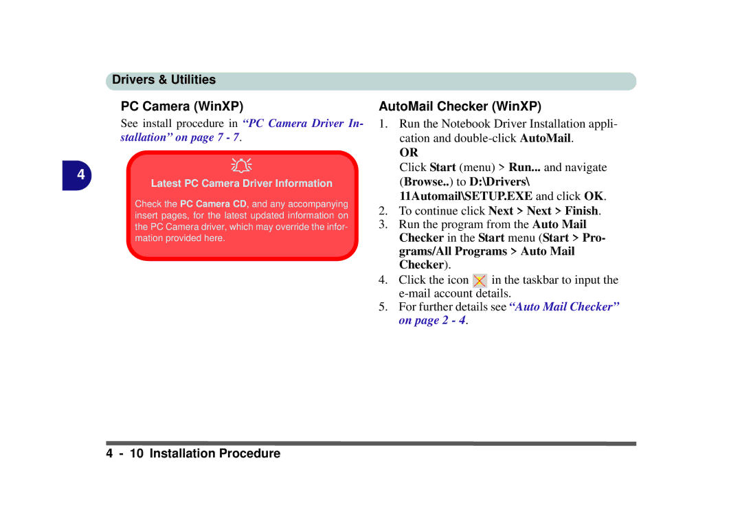 Phoenix Gold pmn manual PC Camera WinXP, AutoMail Checker WinXP, Latest PC Camera Driver Information 