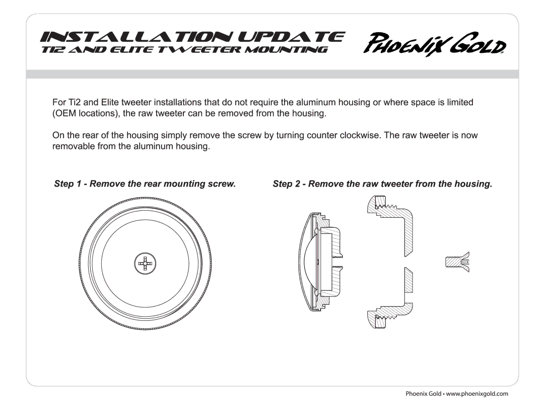 Phoenix Gold T12 manual 