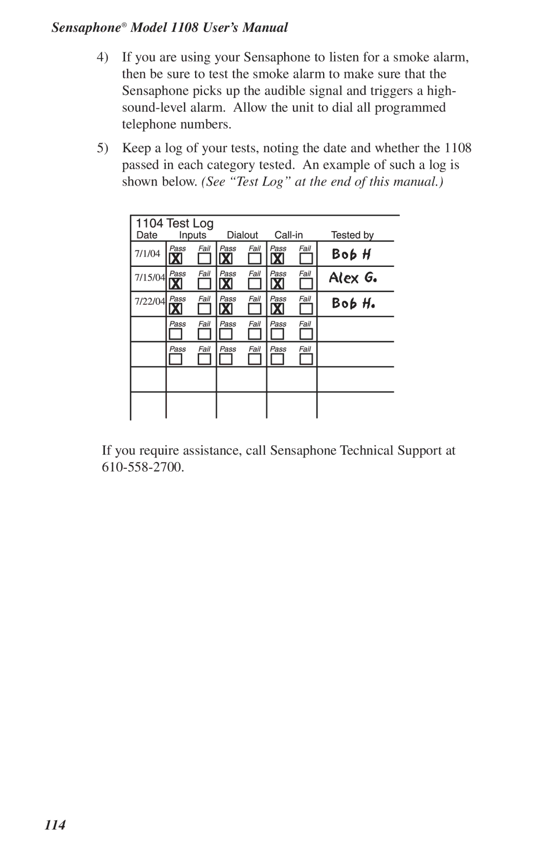 Phonetics 1108 user manual 114 