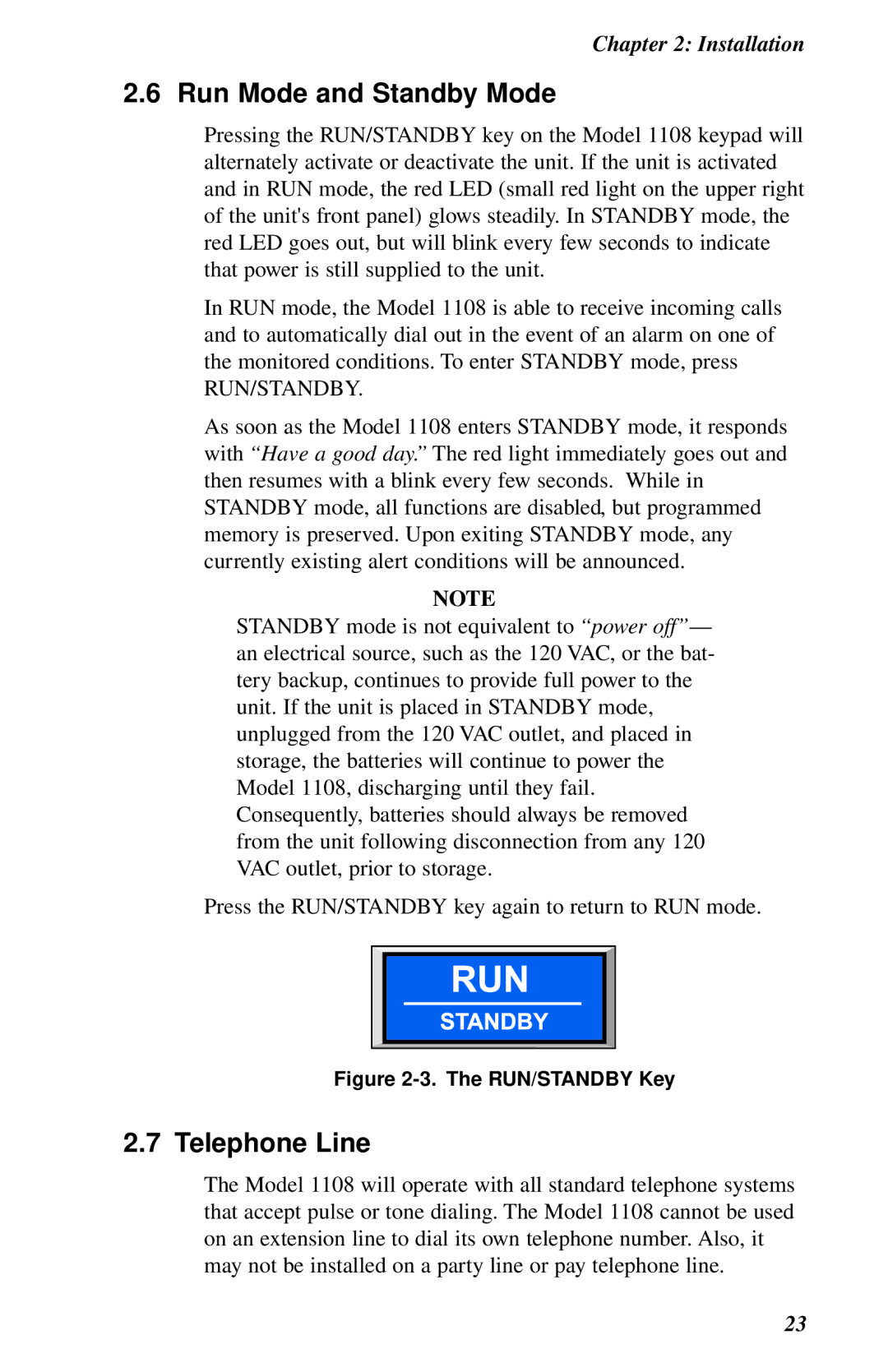 Phonetics 1108 user manual Installation 