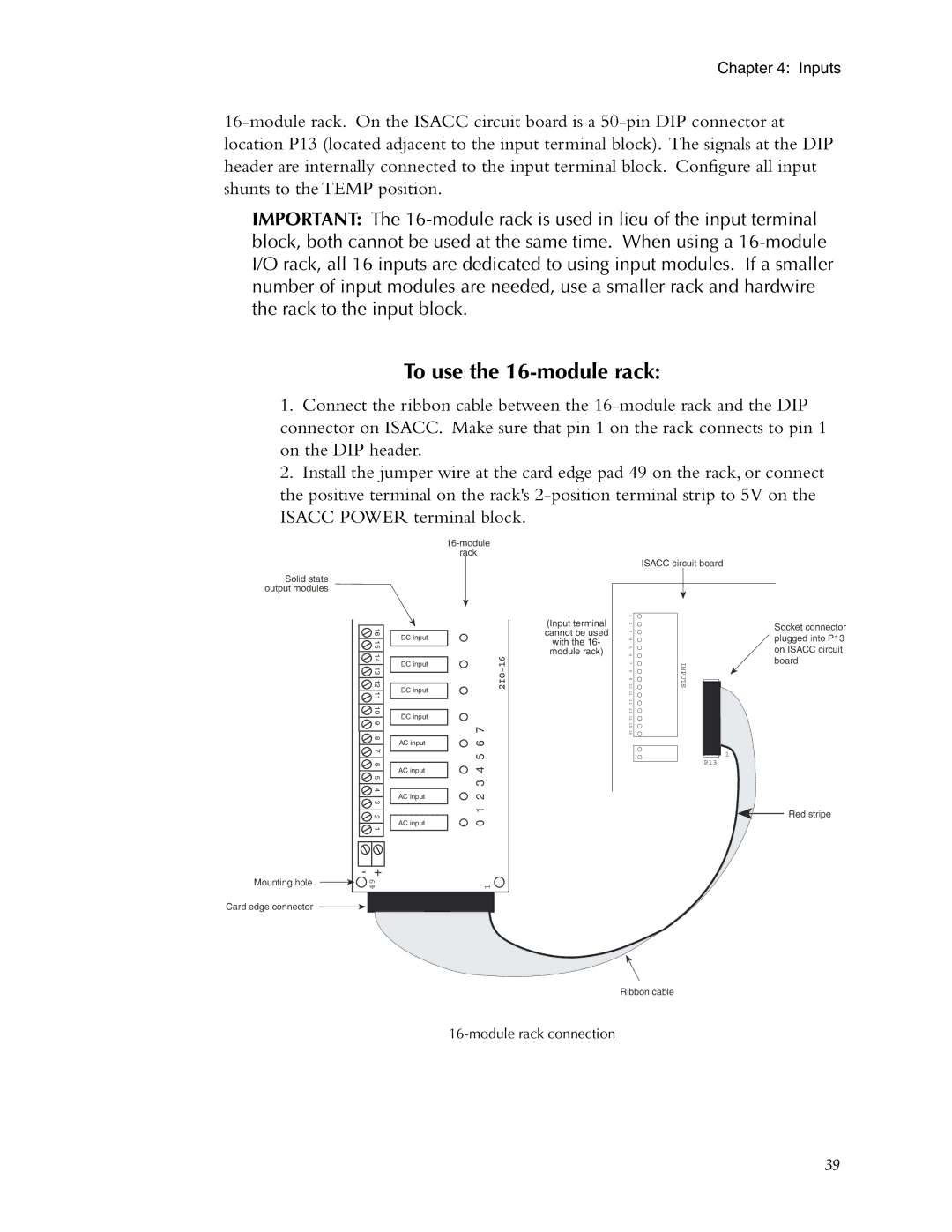 Phonetics 5000, 5100 manual To use the 16-module rack 