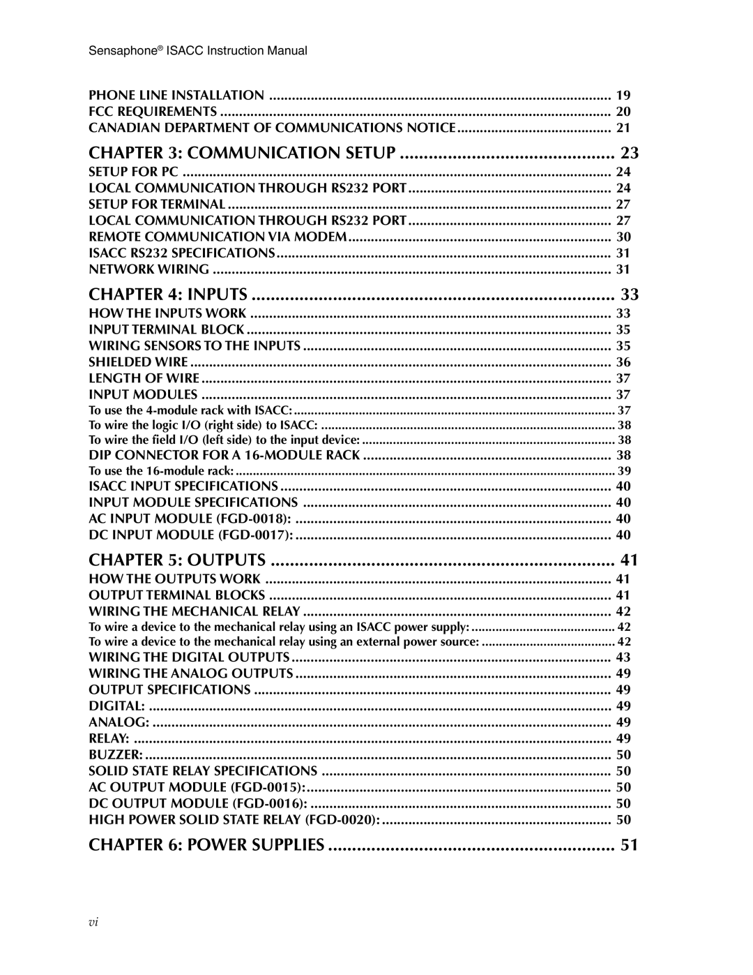 Phonetics 5100, 5000 manual Communication Setup 