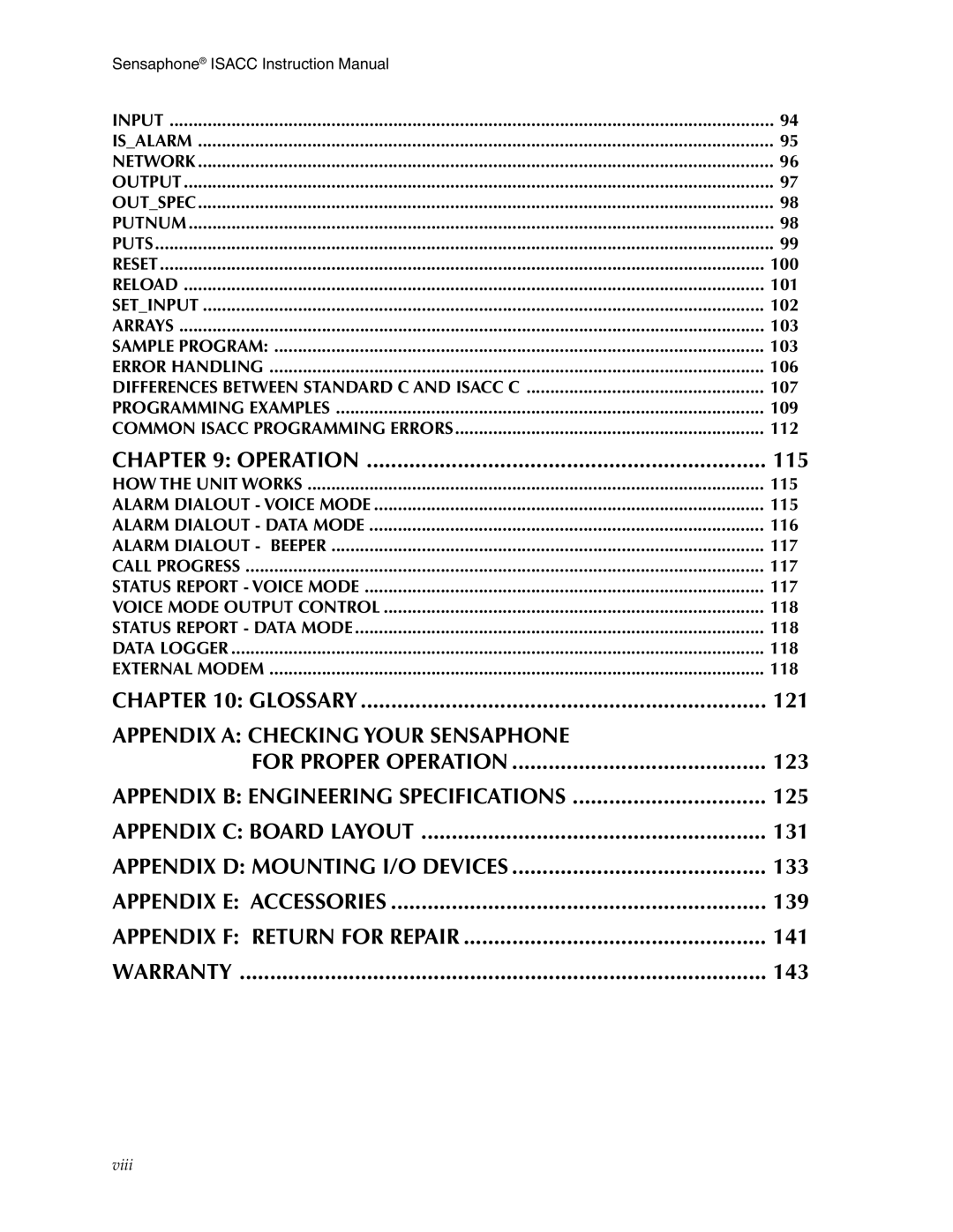 Phonetics 5100, 5000 manual Warranty 