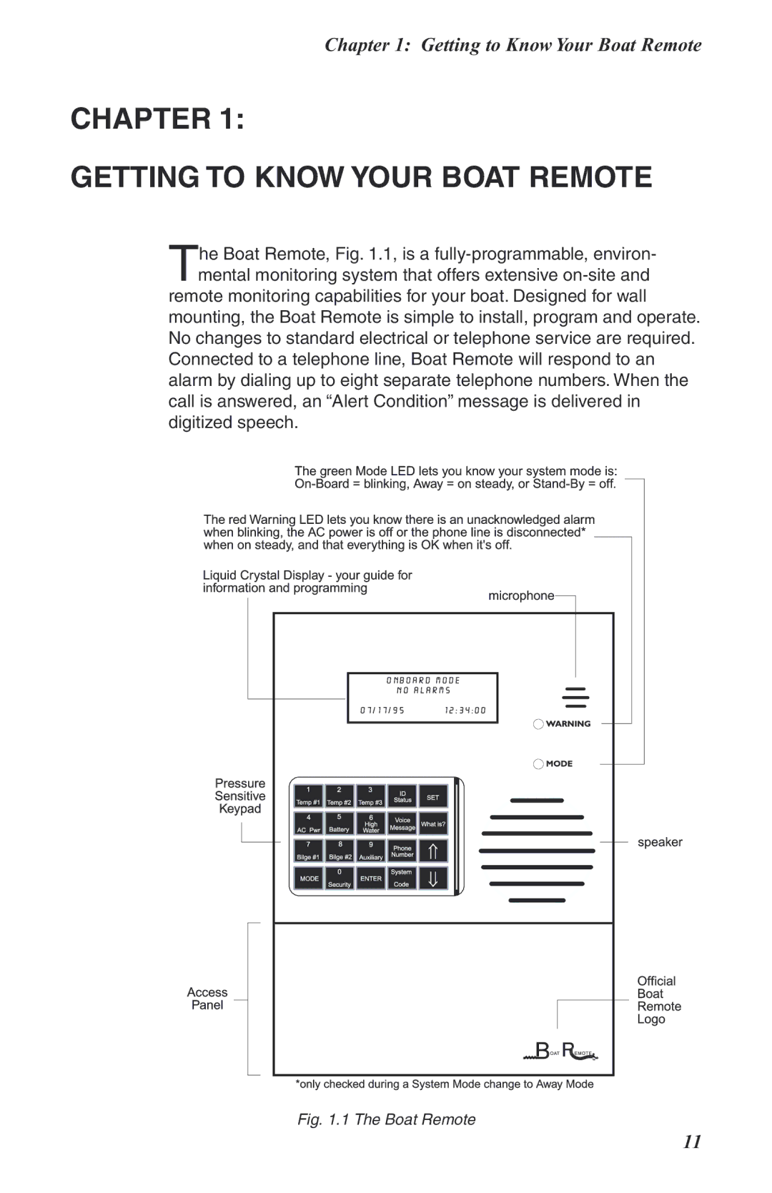 Phonetics user manual Chapter Getting to Know Your Boat Remote 