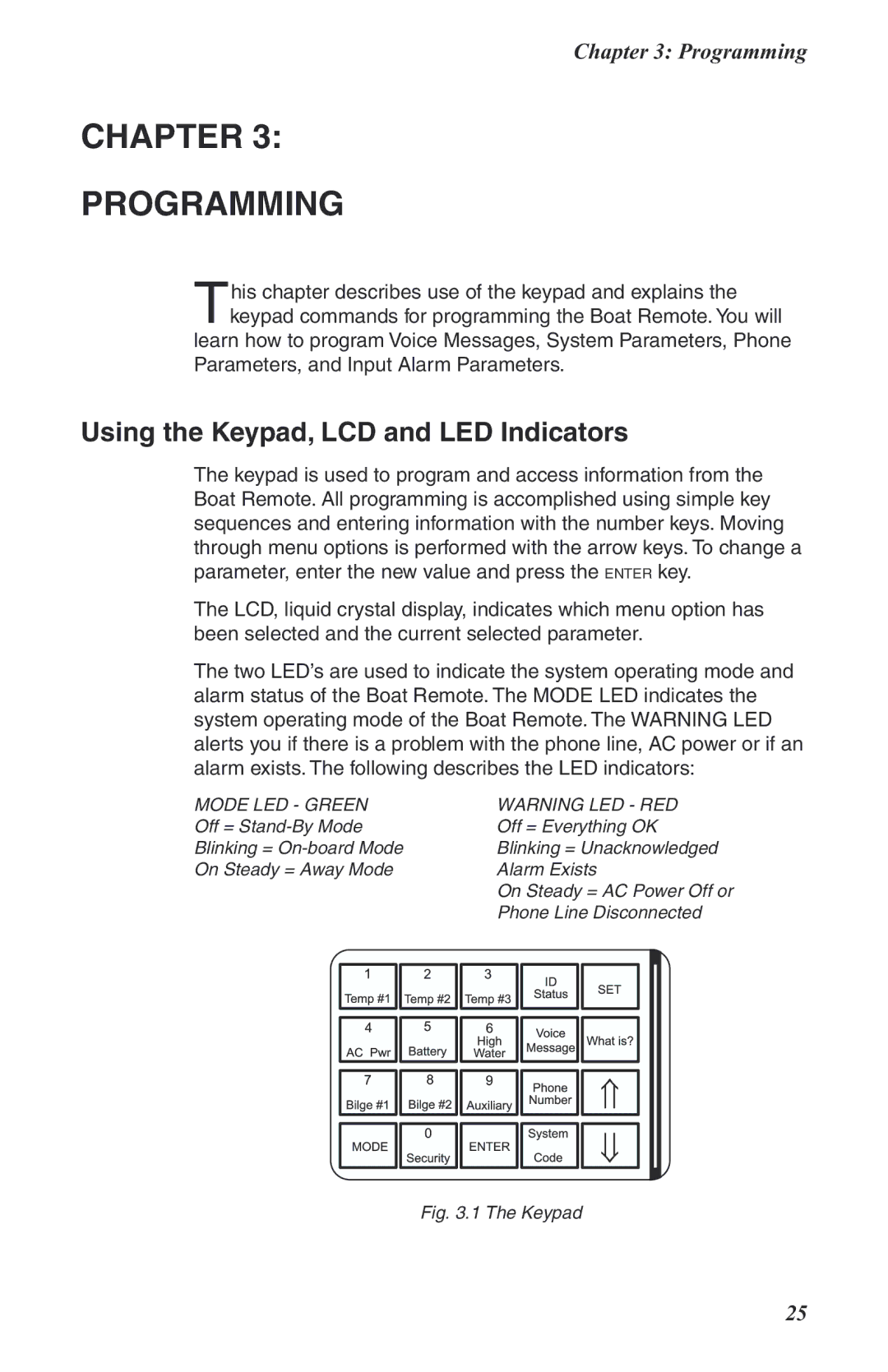 Phonetics Boat Remote user manual Chapter Programming 