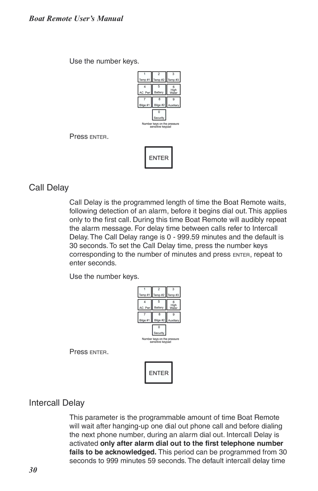 Phonetics Boat Remote user manual Use the number keys Press Enter 