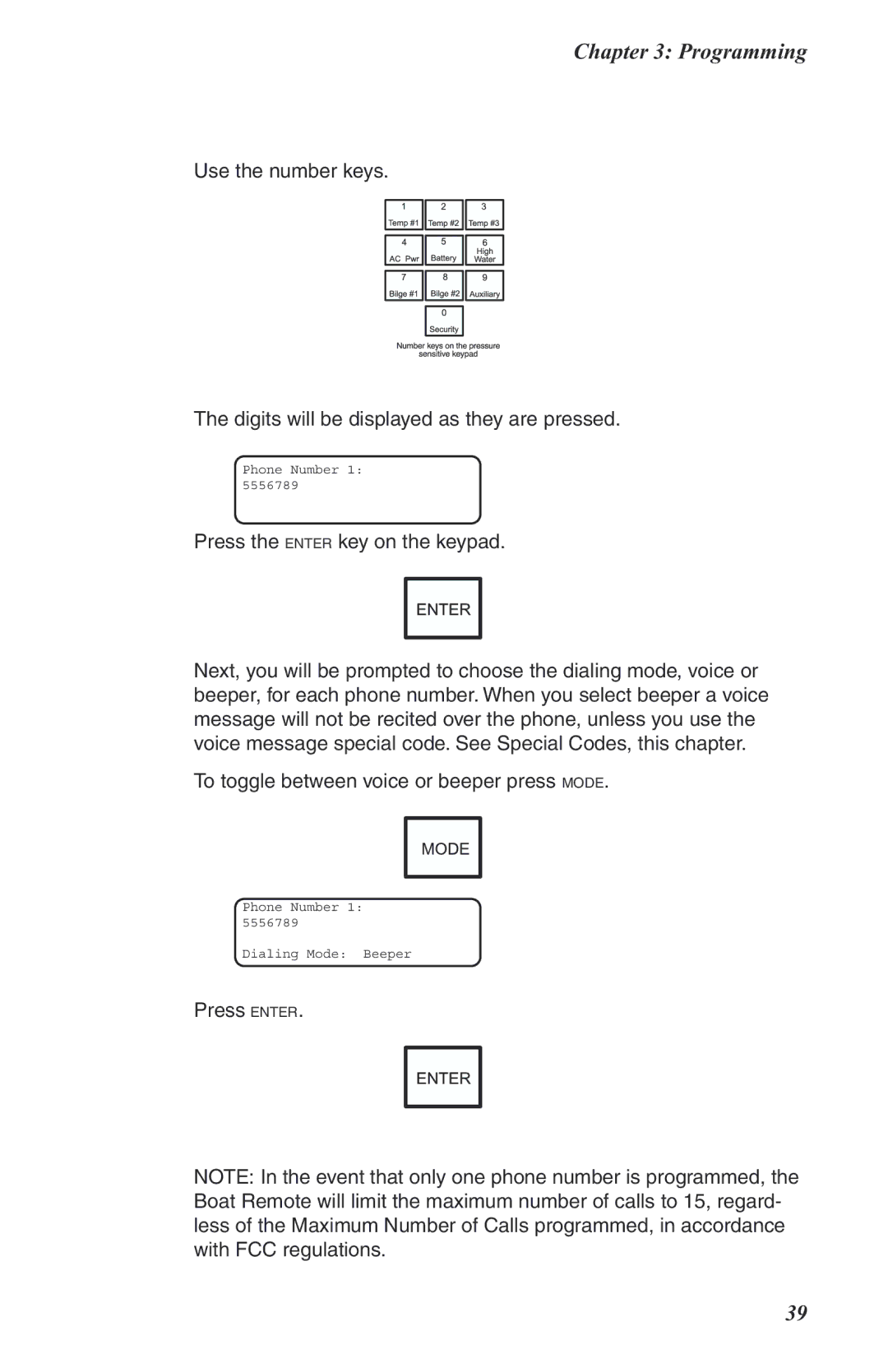 Phonetics Boat Remote user manual To toggle between voice or beeper press Mode 