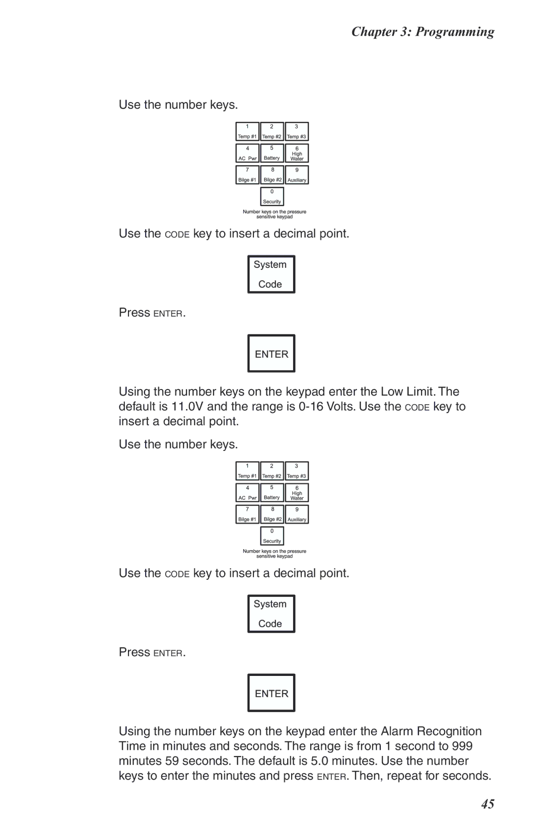 Phonetics Boat Remote user manual Programming 