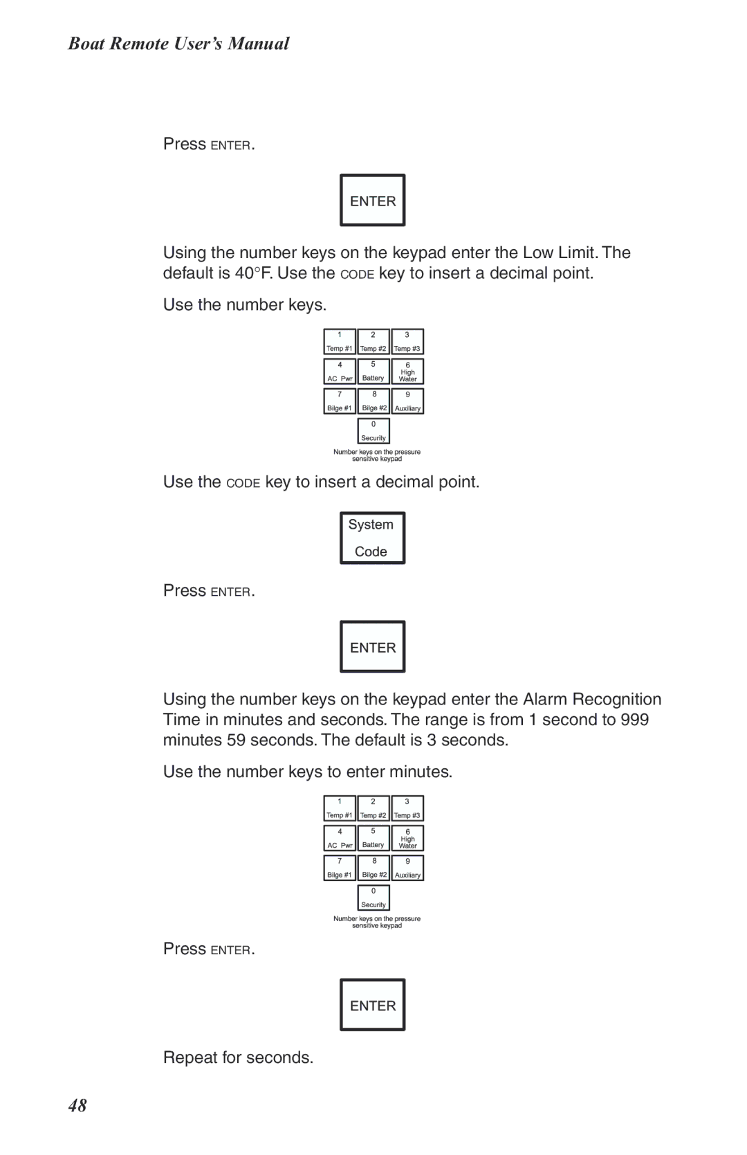 Phonetics user manual Boat Remote User’s Manual 