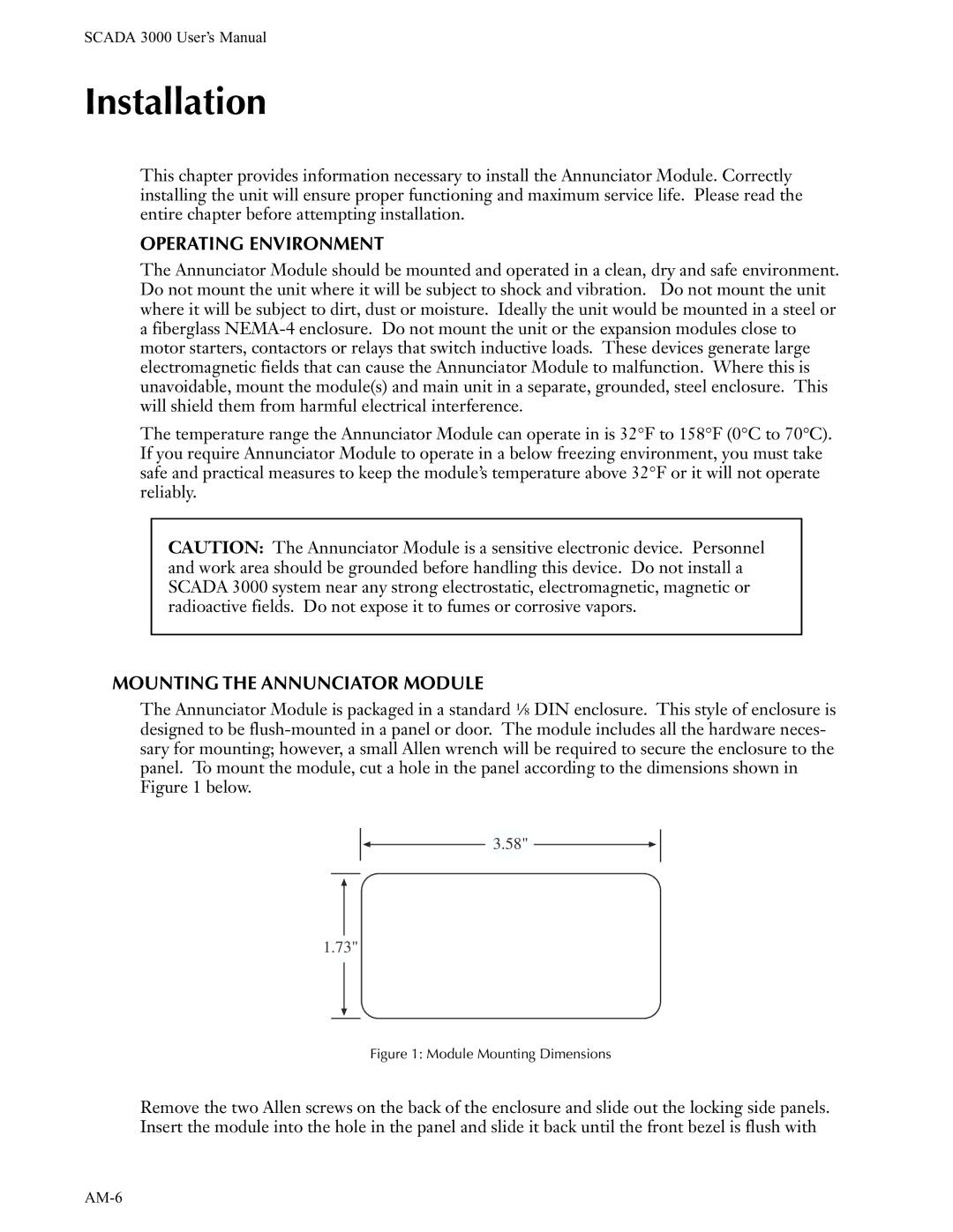 Phonetics SCADA 3000 manual Installation, Operating Environment 