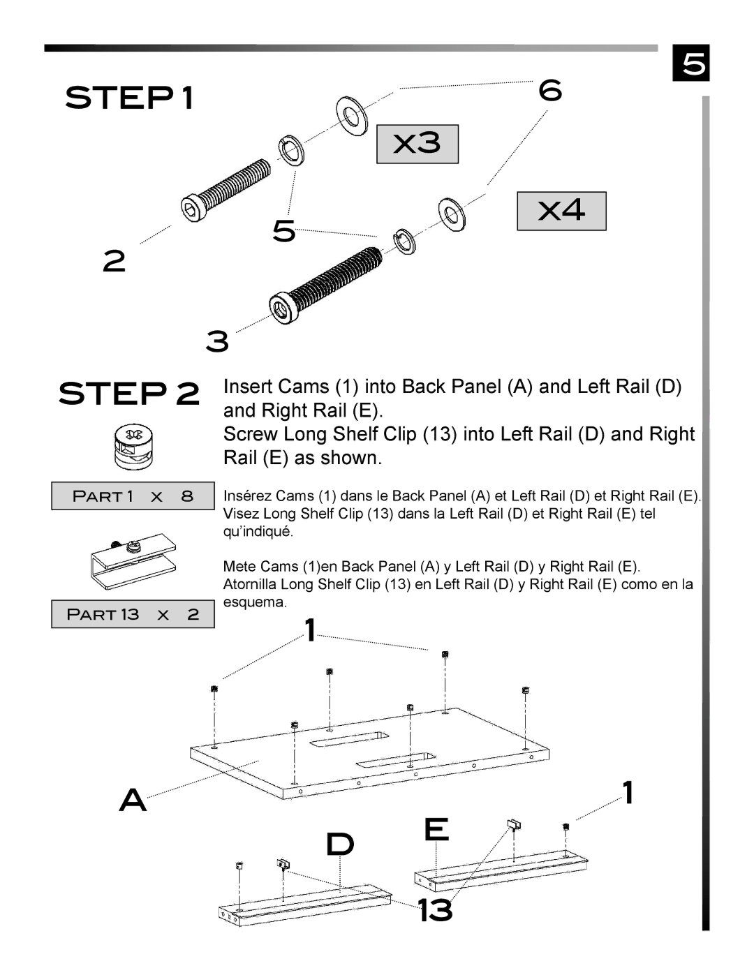 Pinnacle Design TR4676FL manual Step 